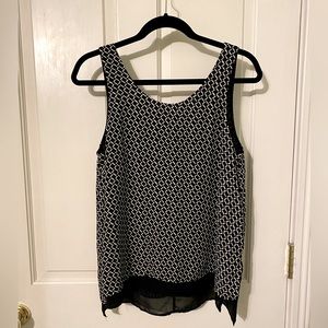 Classic black and white Lush blouse small